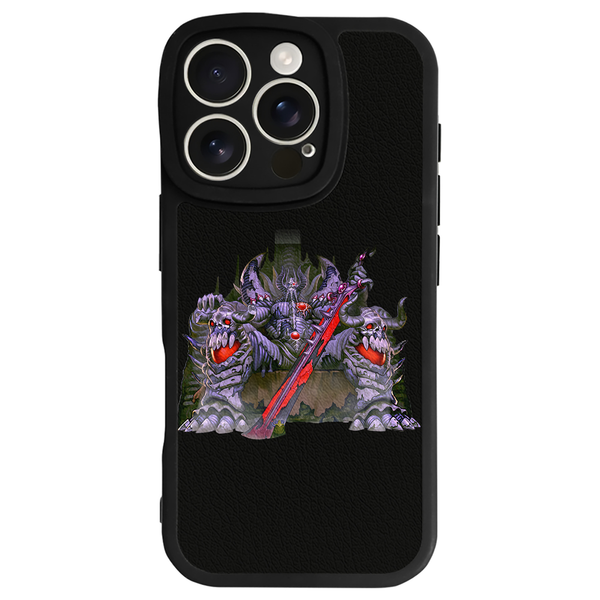 （画像用） 遊☆戯☆王 Yu-Gi-Oh! 【iPhone 16シリーズ対応】シリコンスマホケース（レザー調） 材質：シリコン